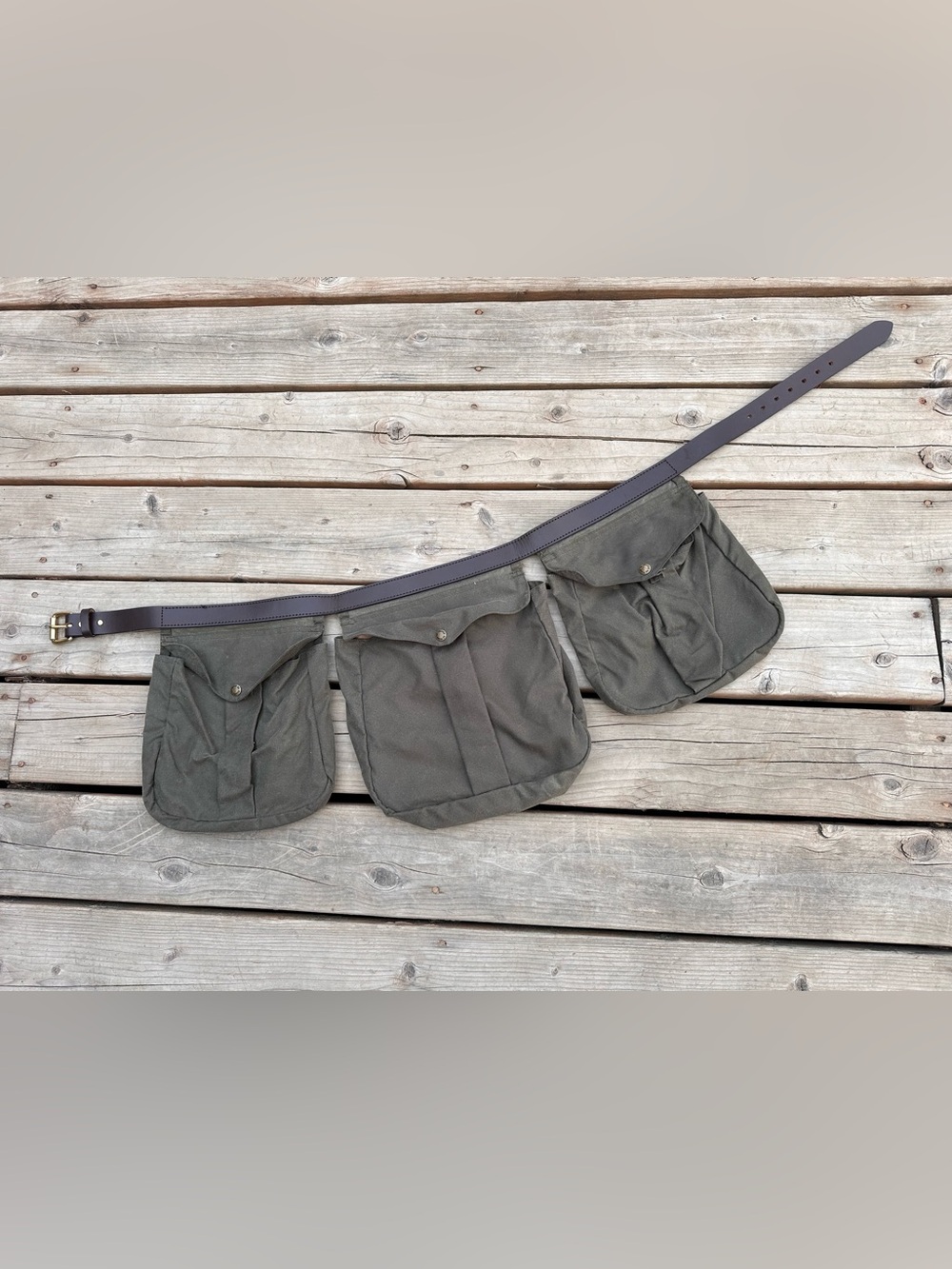 Filson Large Green Ammo Bag Belt